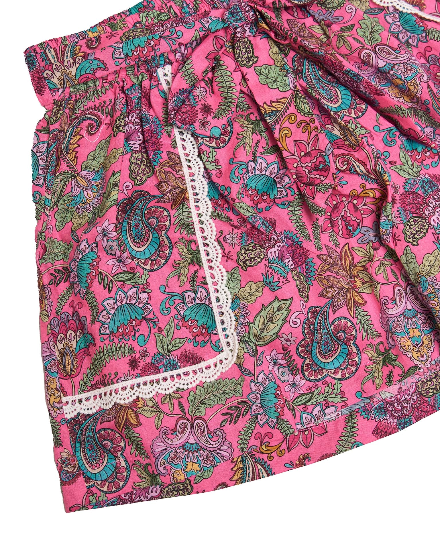Cotton Shorts with Pocket