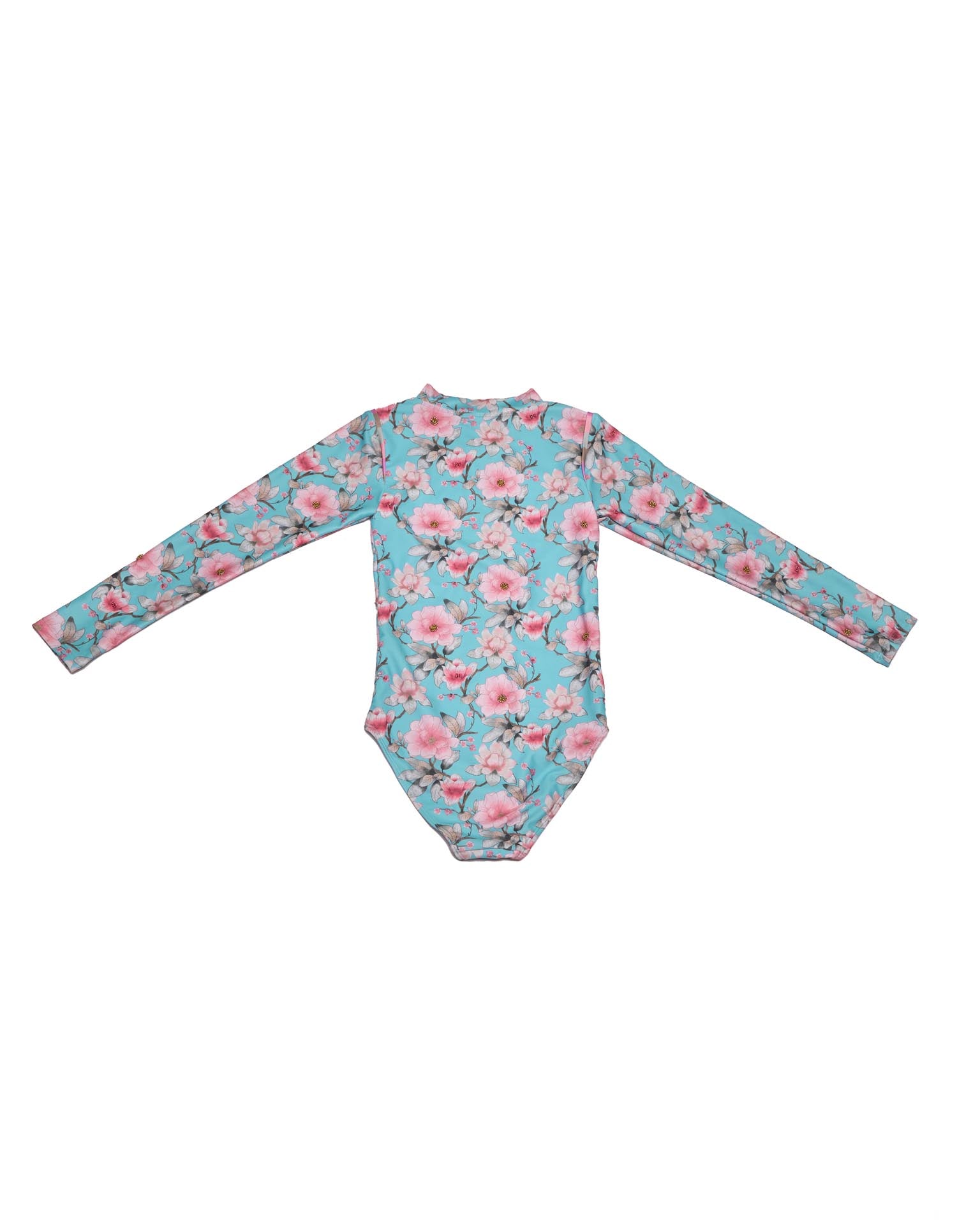 Long Sleeve Zip One Piece Swimsuit