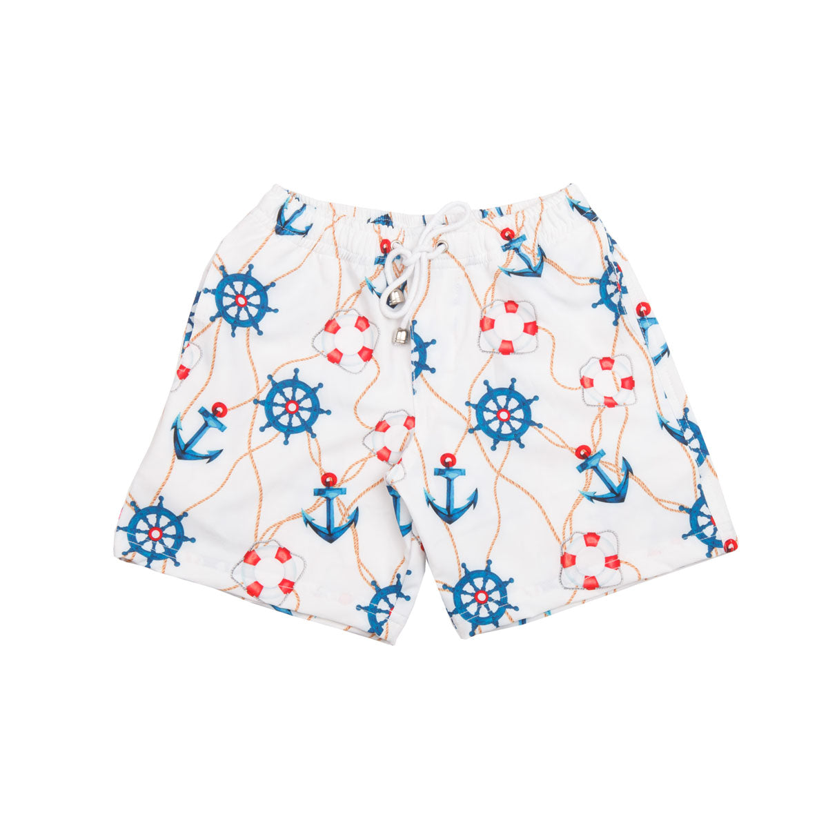 Boys Nautical Board Shorts – Olga Valentine Swimwear