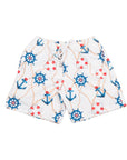 Boys Nautical Board Shorts - Front