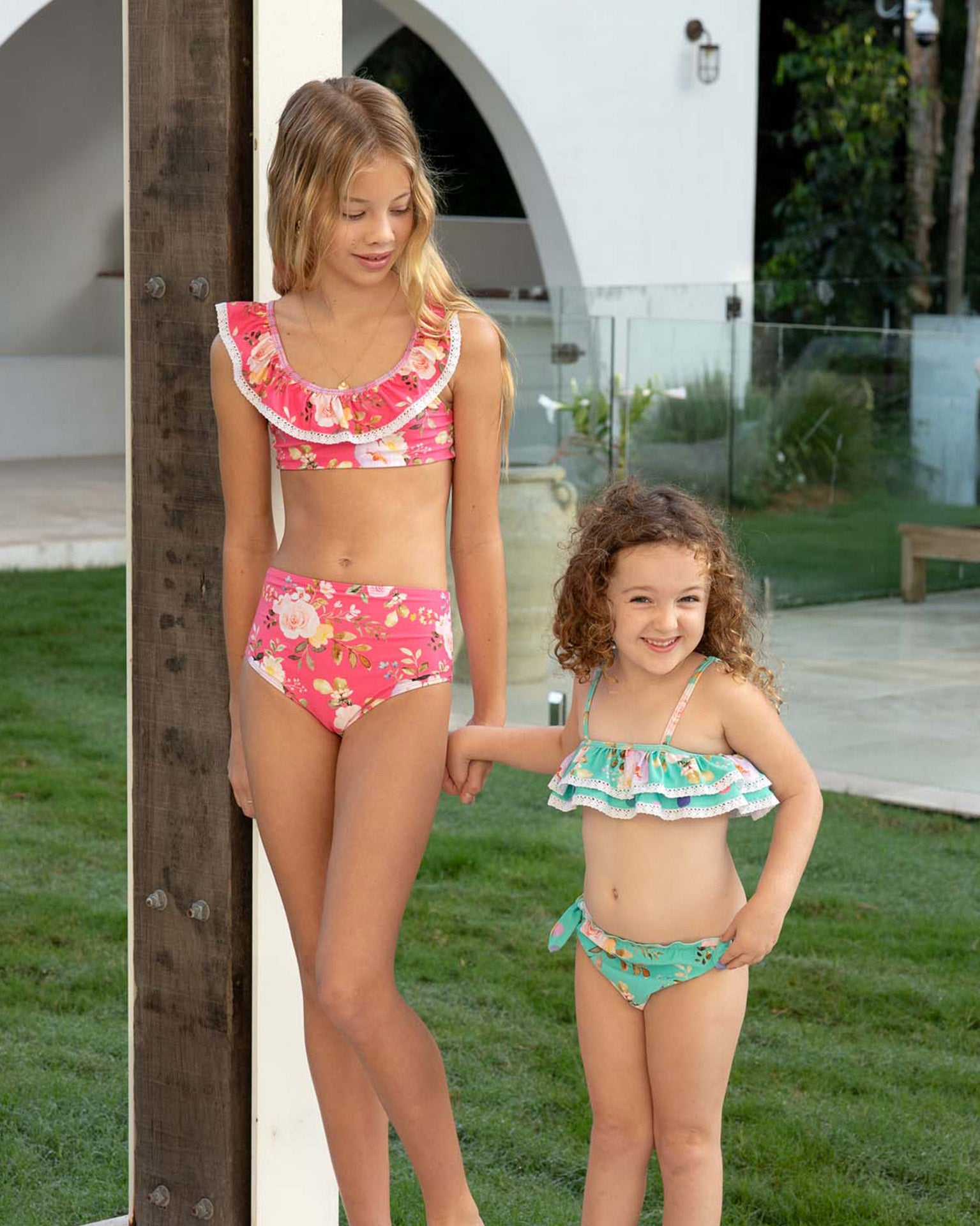 Ruffle Neck Bikini