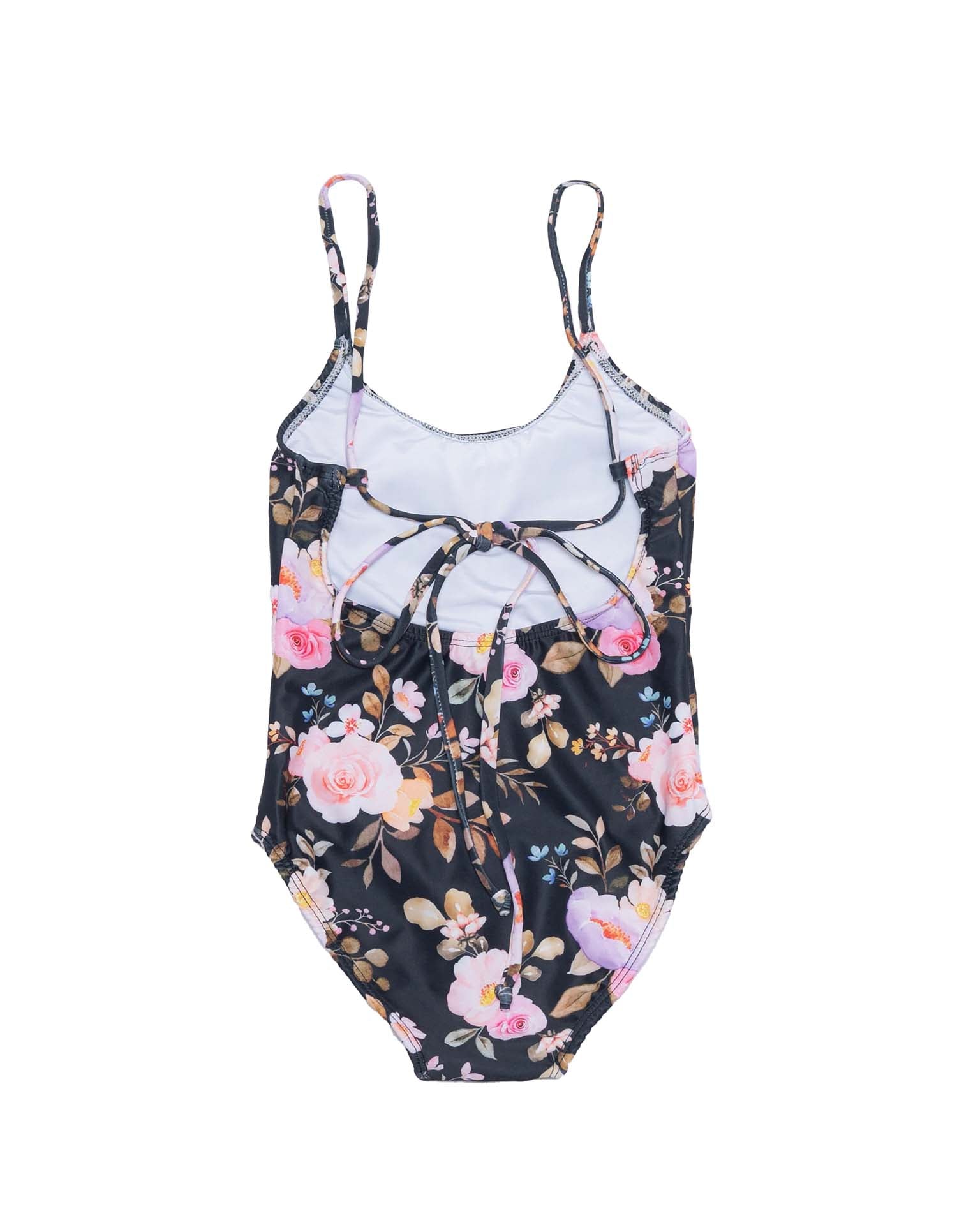 Tie Back One Piece Swimsuit