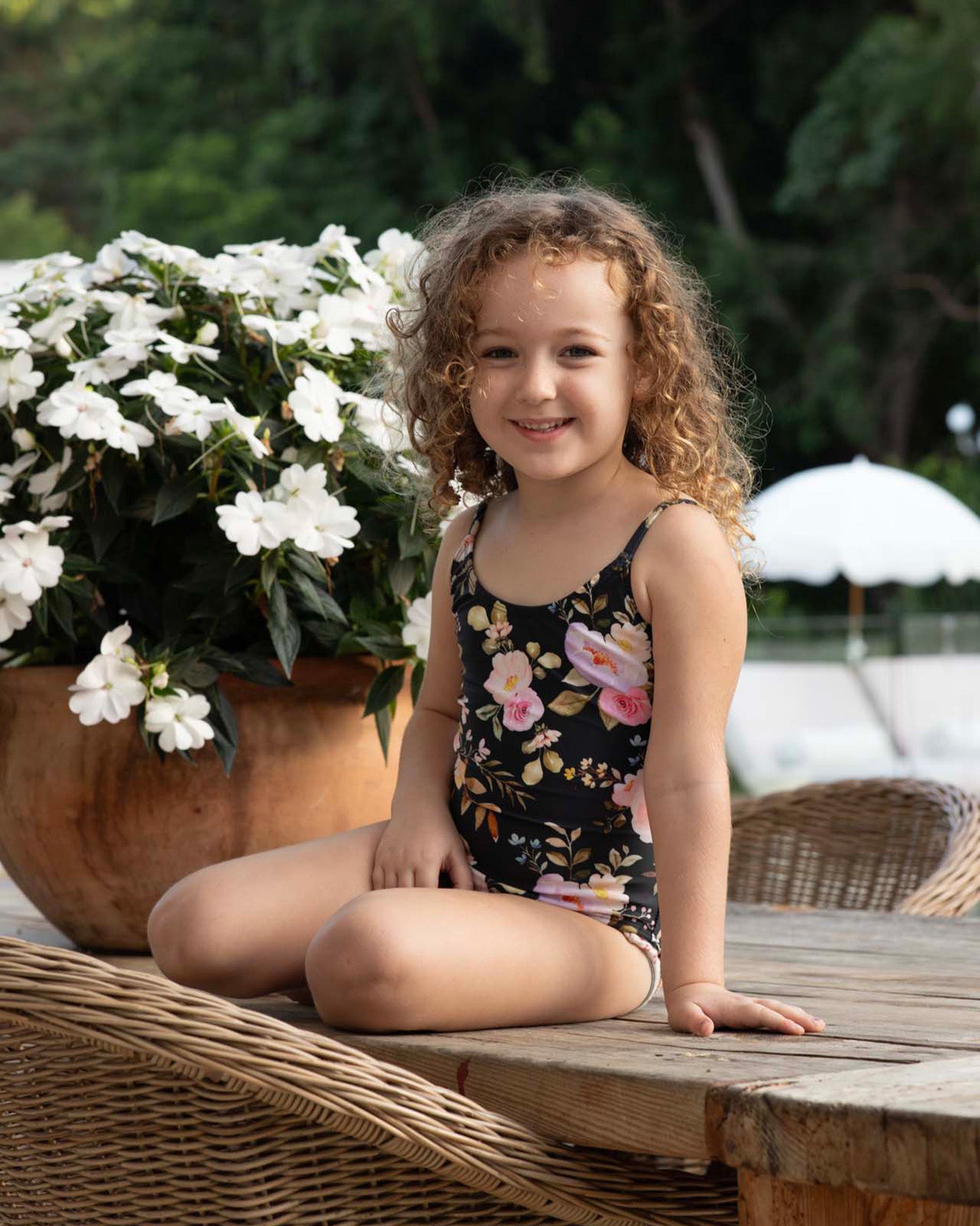 Tie Back One Piece Swimsuit