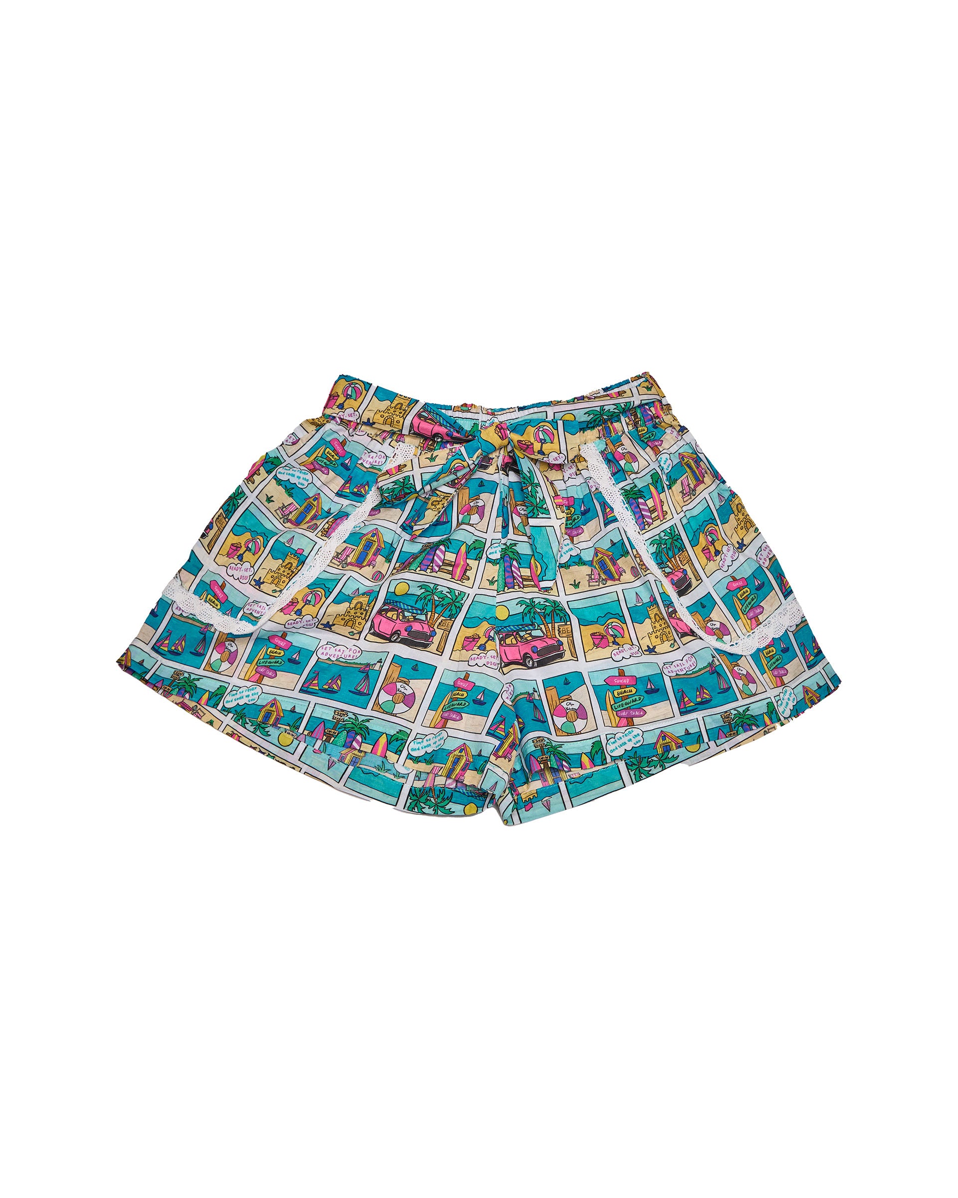 Cotton Shorts with Pocket