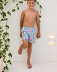 Boys Board Shorts – Celestine - Olga Valentine boys swimwear (image 1 of 7)