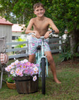 Boys Board Shorts – Celestine - Olga Valentine boys swimwear (image 2 of 7)