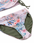 Girls Long Sleeve 2 Piece Swim Set – Wild Palms - Olga Valentine girls swimwear (image 5 of 8)