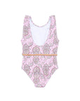 One Piece Swimsuit with Belt | Wild Flower