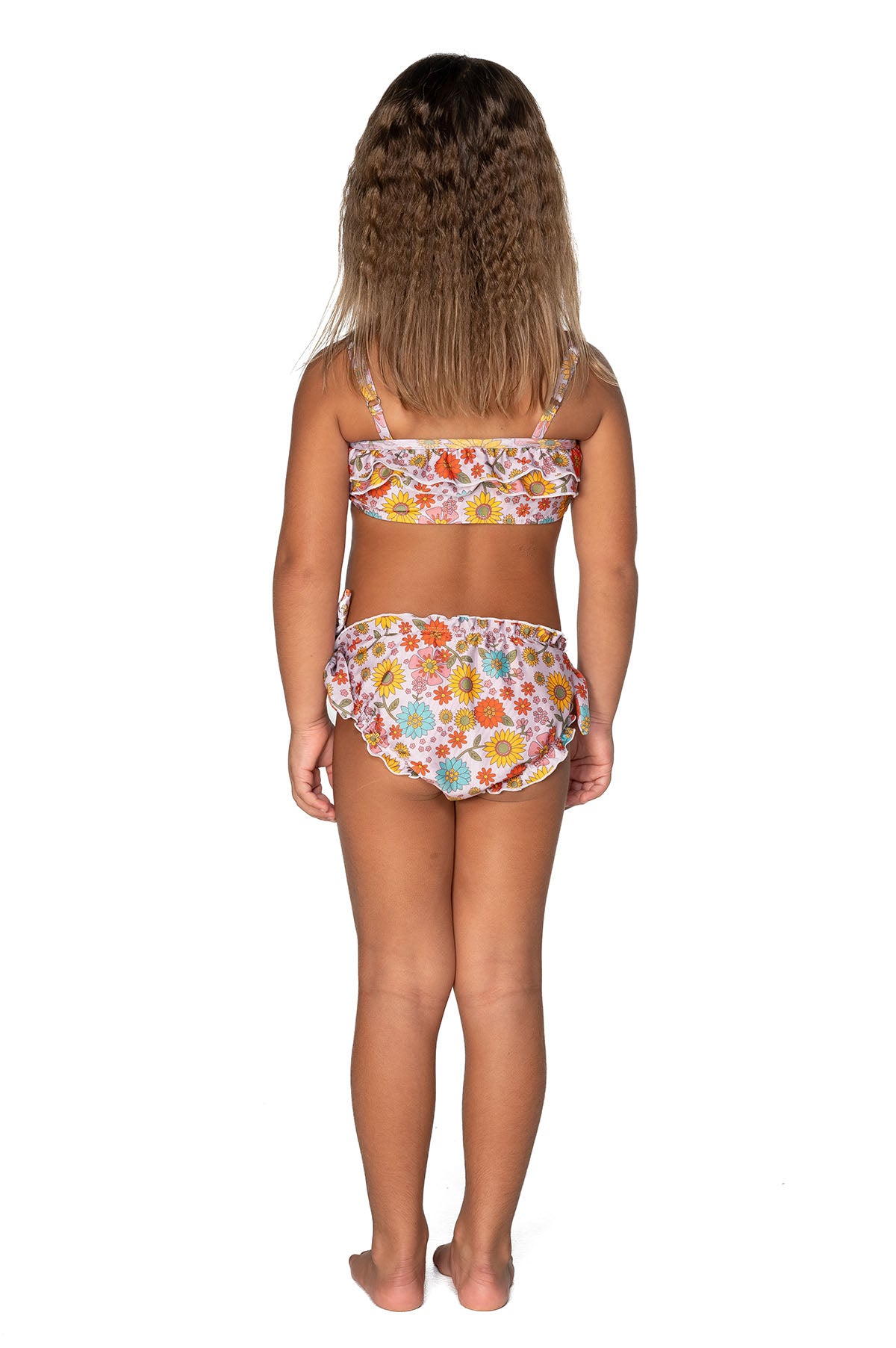 Peace, Love & Happiness Frilly Bikini (Harmony) - Back