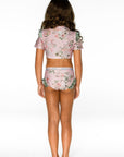 Girls Bikini Set - Floral Pink - Adore - Back 1