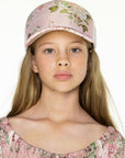 Girls Trucker Cap - Pink Floral - Adore 2