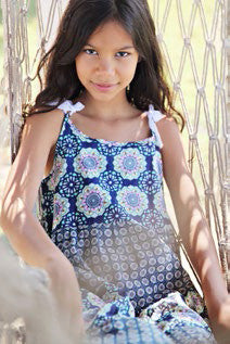 Lotus Blue Beach Dress
