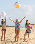 Girls Bikini Rash Set - Retro Cadillac - Lifestyle 5