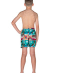 Boys Board Shorts - Retro Cadillac - Back