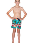 Boys Board Shorts - Retro Cadillac - Front