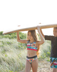 Girls Zip Surf Bikini - Retro Cadillac - Lifestyle 1