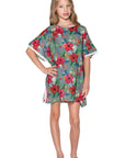 Tropicana Simple Kaftan (Isla) - Front