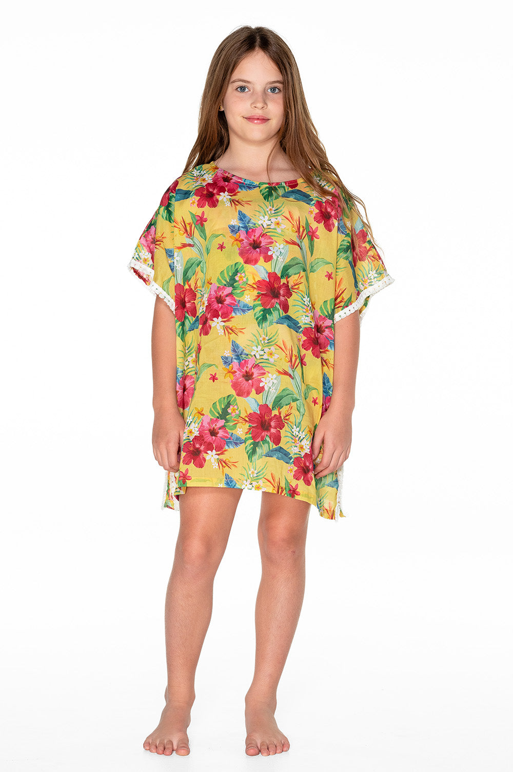 Tropicana Simple Kaftan (Lei) - Front