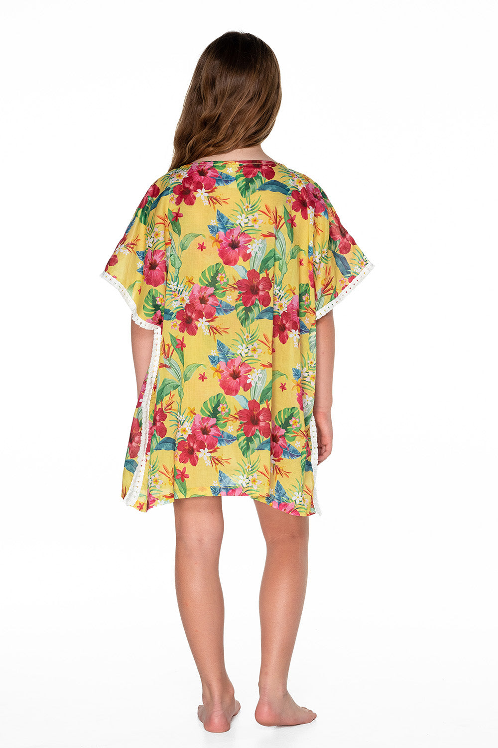 Tropicana Simple Kaftan (Lei) - Back