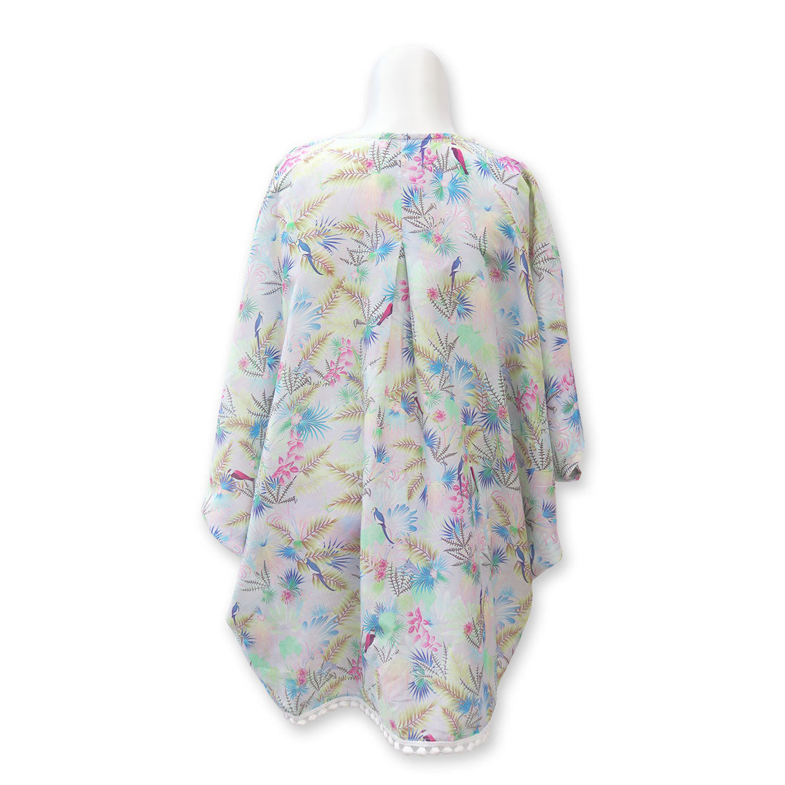 Tropical Bird Pink Kimono