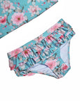 2 Piece Swimsuit Set with Frilly Bottoms