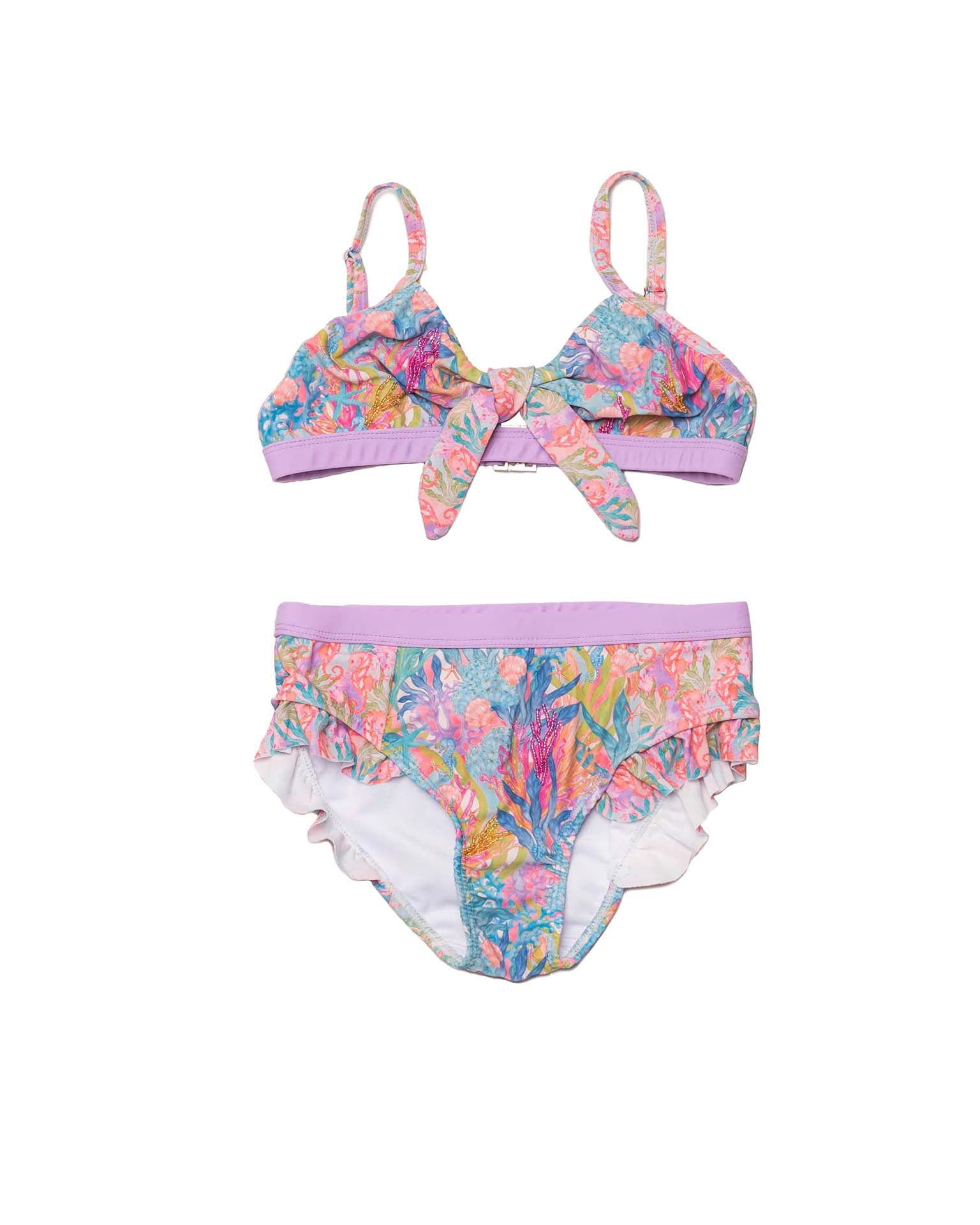 Hand Beaded 3 Piece Swim Set – Olga Valentine Swimwear