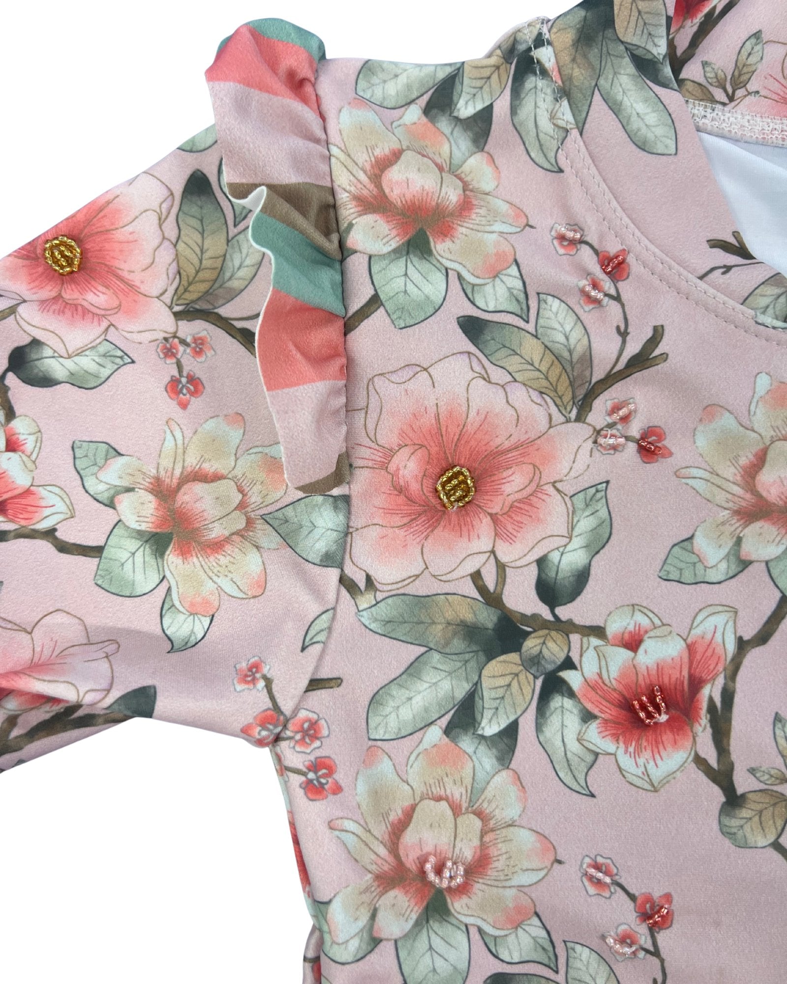 Long Sleeve Zip One Piece Swimsuit