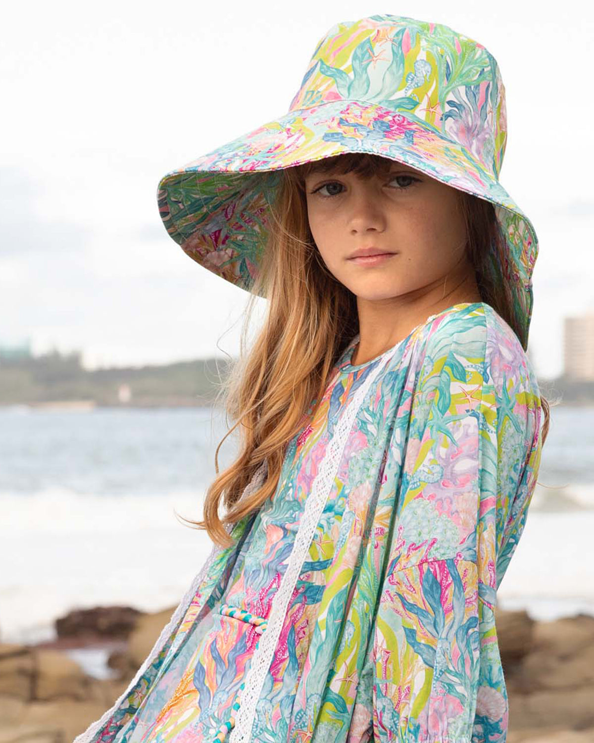 Baby Girls Swimming Bucket Hat main image 0