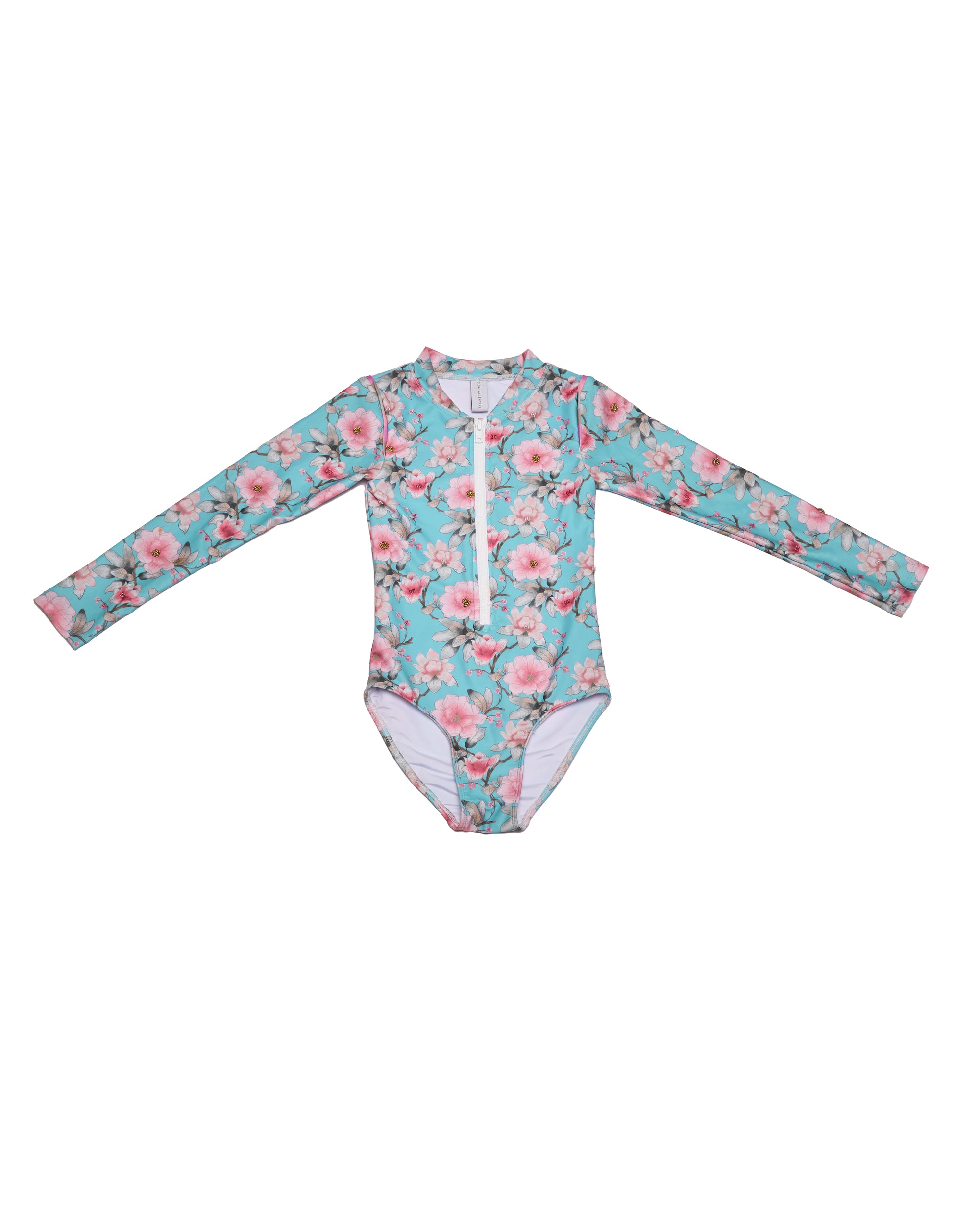 Long Sleeve Zip One Piece (Meadowlight)