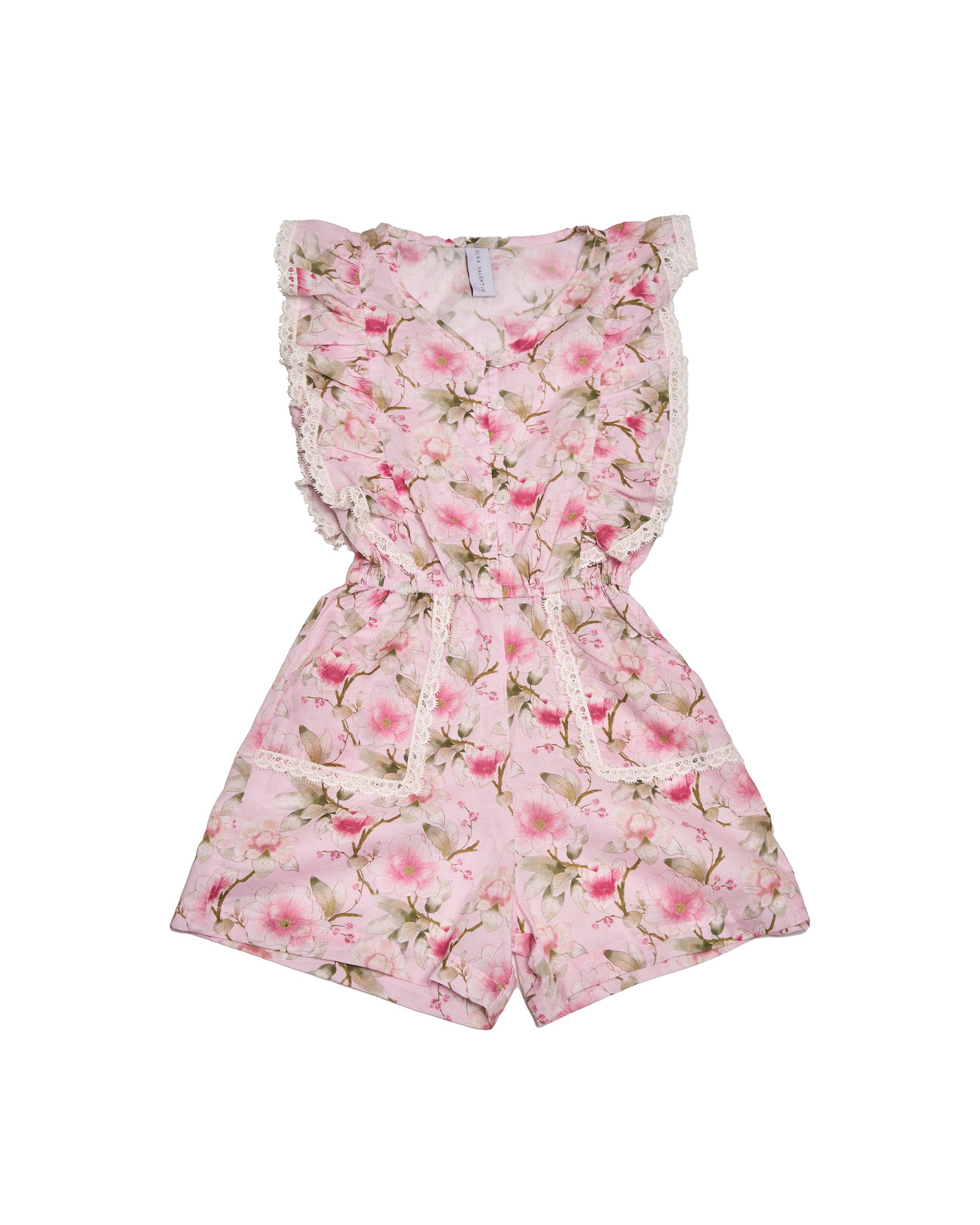 Jumpsuit With Ruffles (Petal)