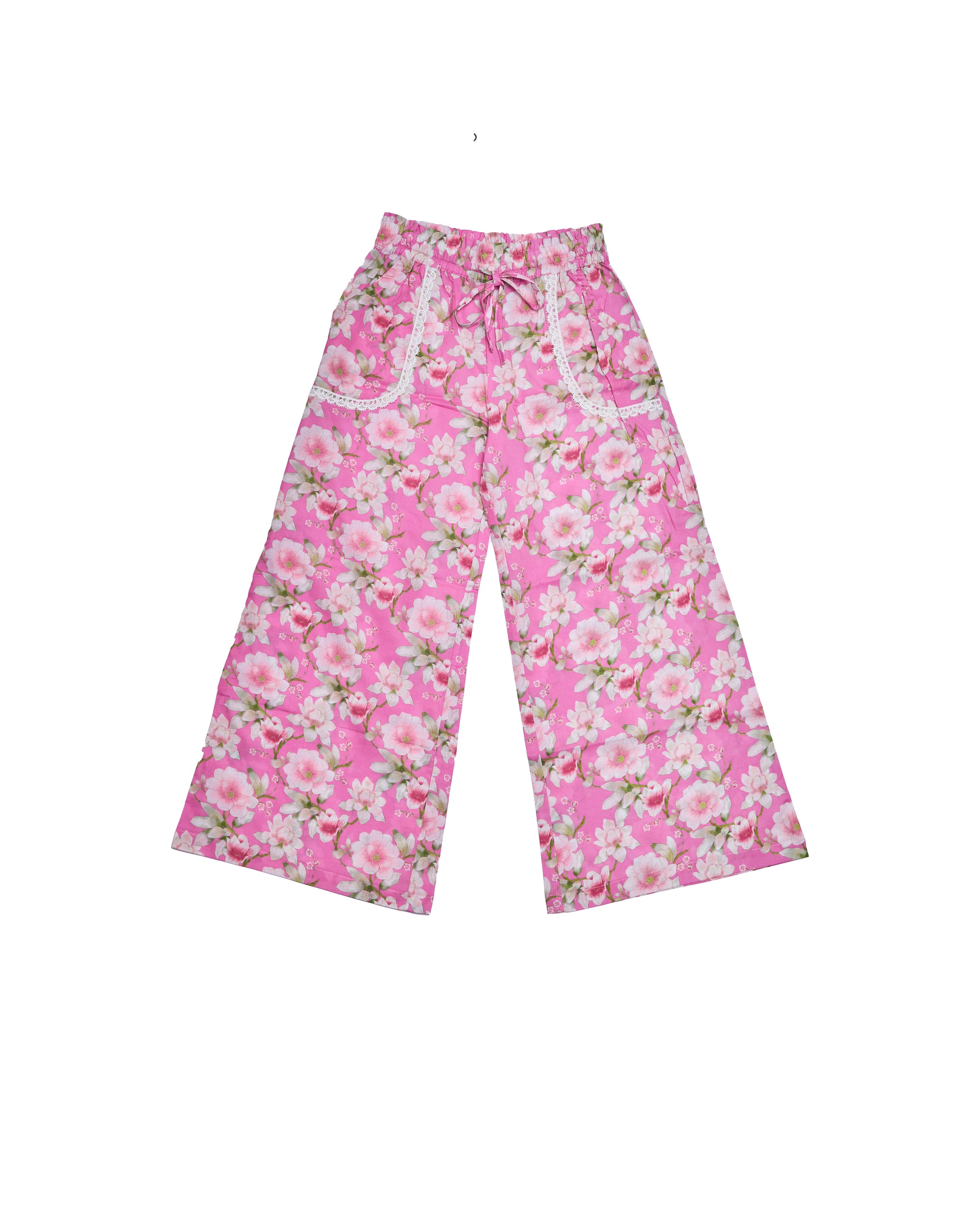 Wide Leg Pants (Morning Bloom)