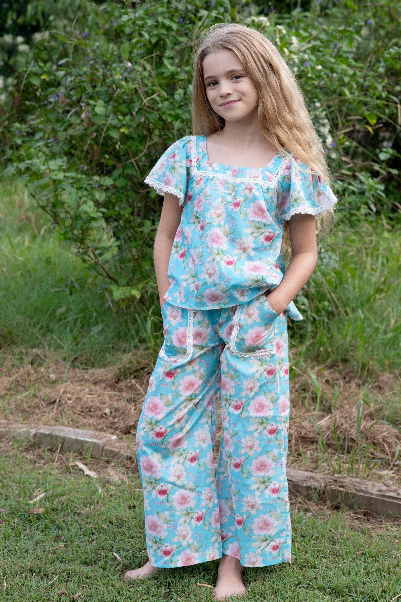 Wide Leg Pants (Meadowlight)