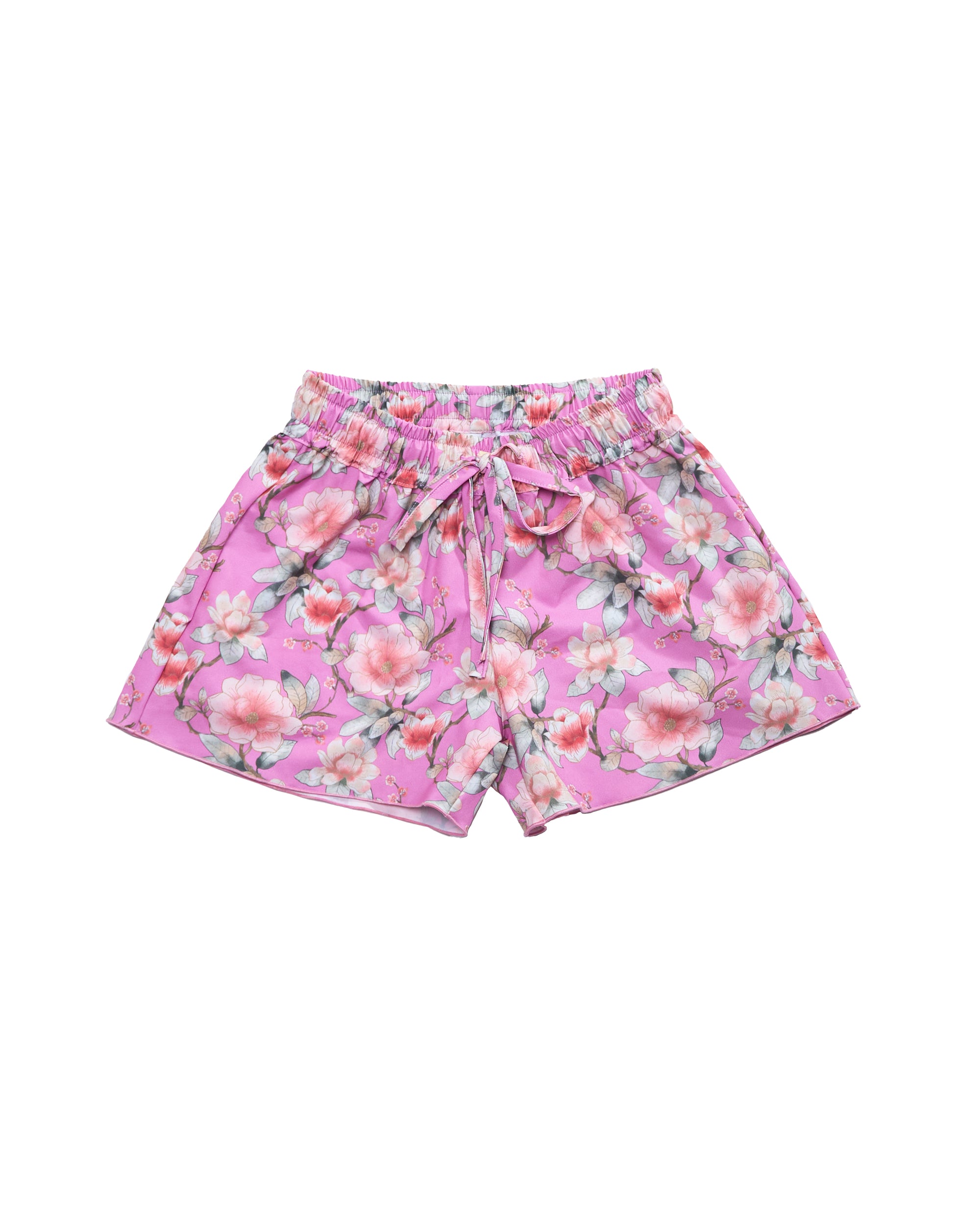 Girls Board Shorts / Tie (Morning Bloom)