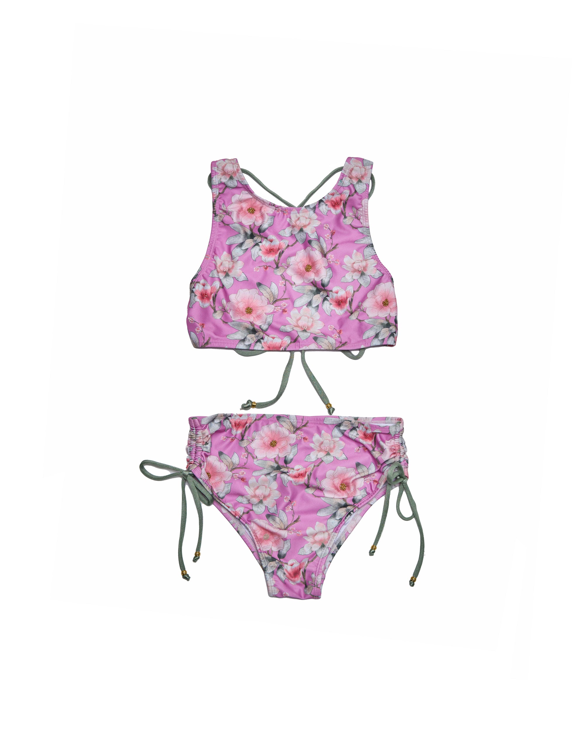 Criss Cross Bikini (Morning Bloom)
