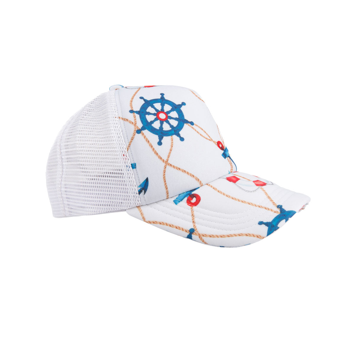 Childrens Nautical Trucker Cap