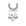 Girls Frilly Nautical Bikini with High Waist - Front