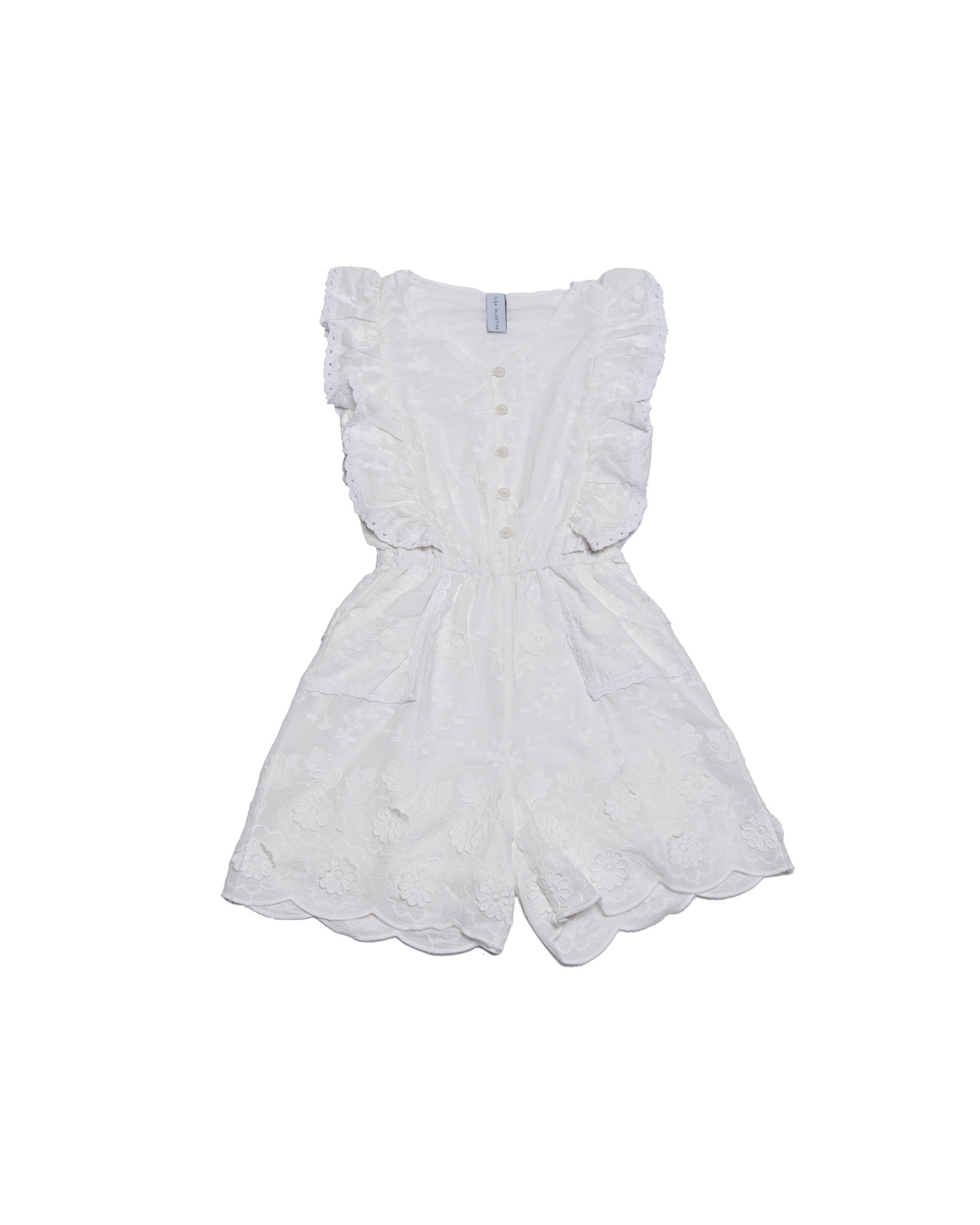 Jumpsuit With Ruffles (Pearl)