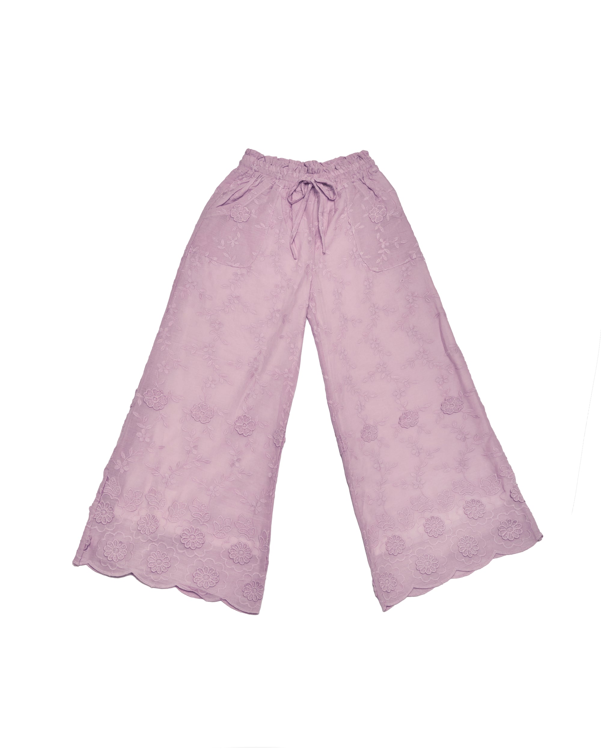 Wide Leg Pants (Dusty Rose)