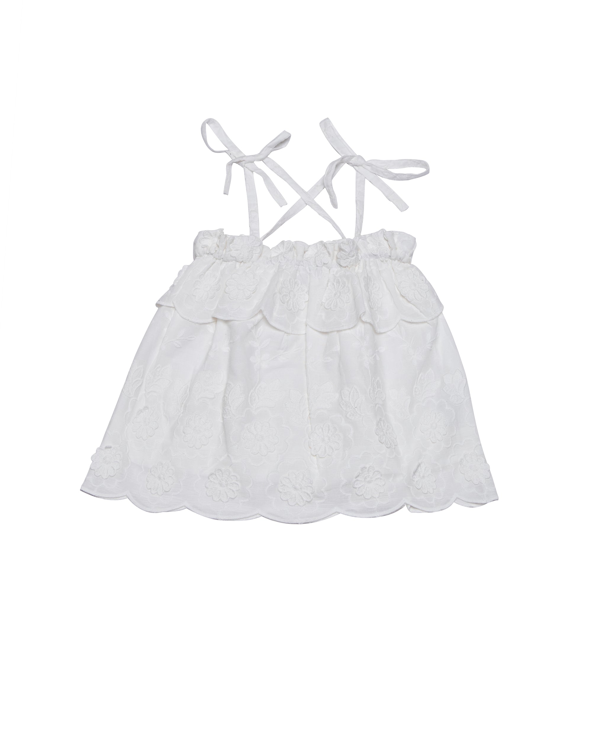 Cross Over Back Top (Pearl)