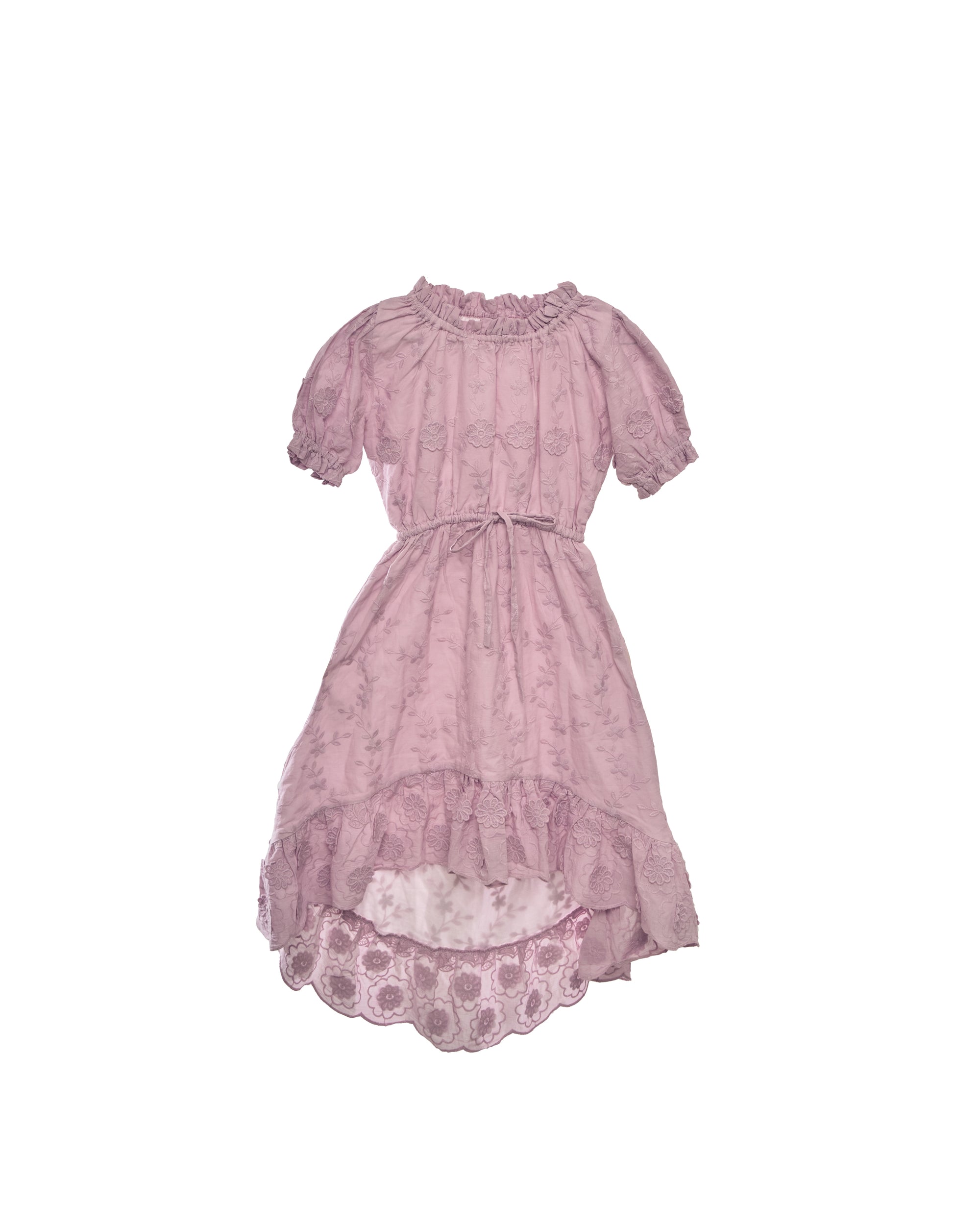 Dip Hem Dress (Dusty Rose)