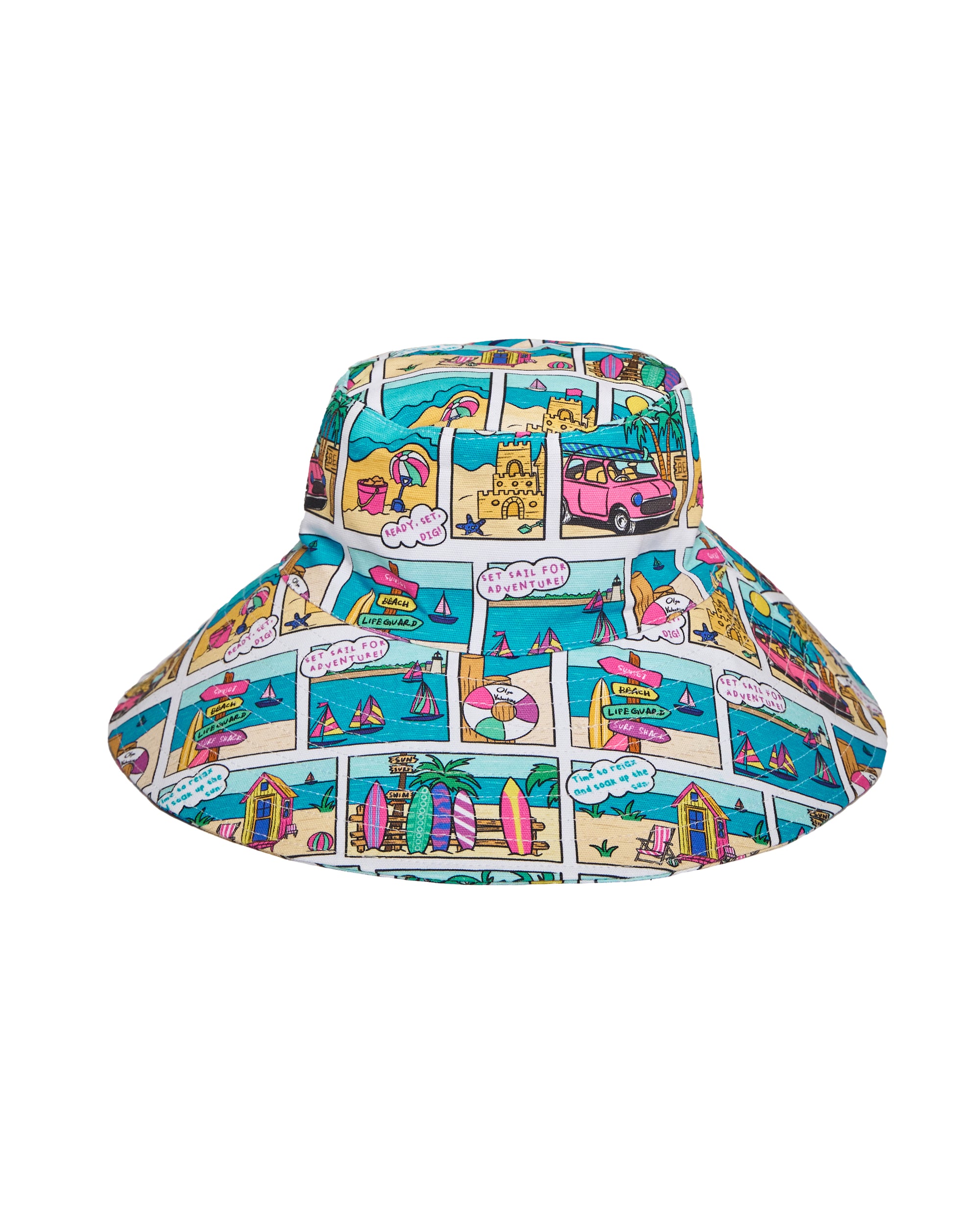 Bucket Hat Large Brim (Bondi)
