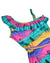 One Shoulder One Piece With Ruffle Trim (Campcove)