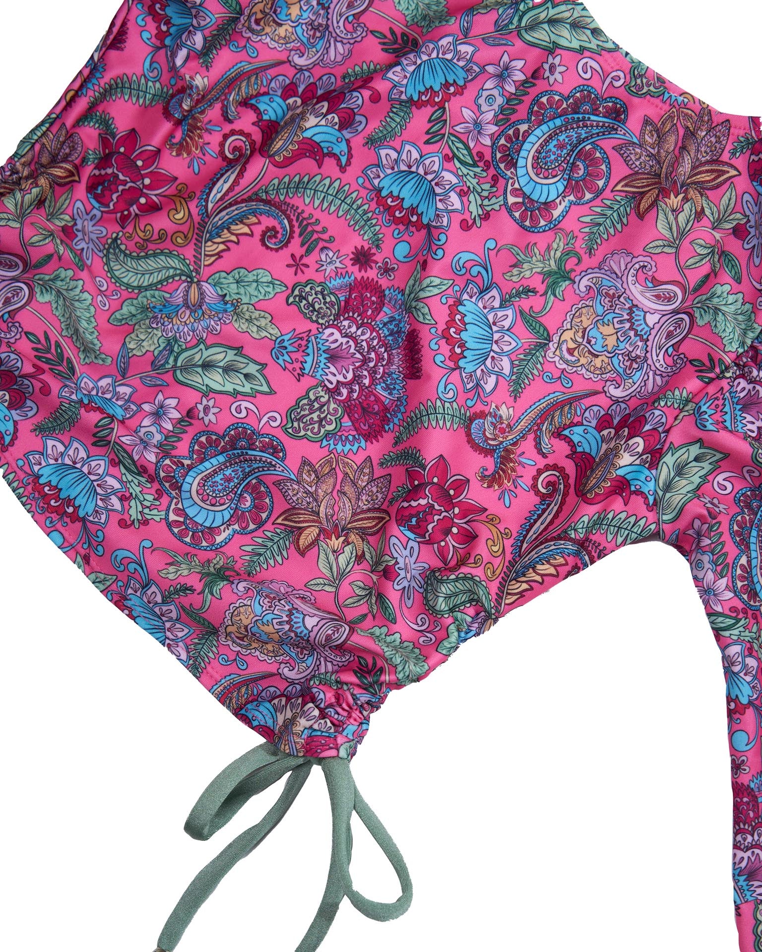 2 Piece Swimsuit Set with Side Ties (Reversible Bottoms)