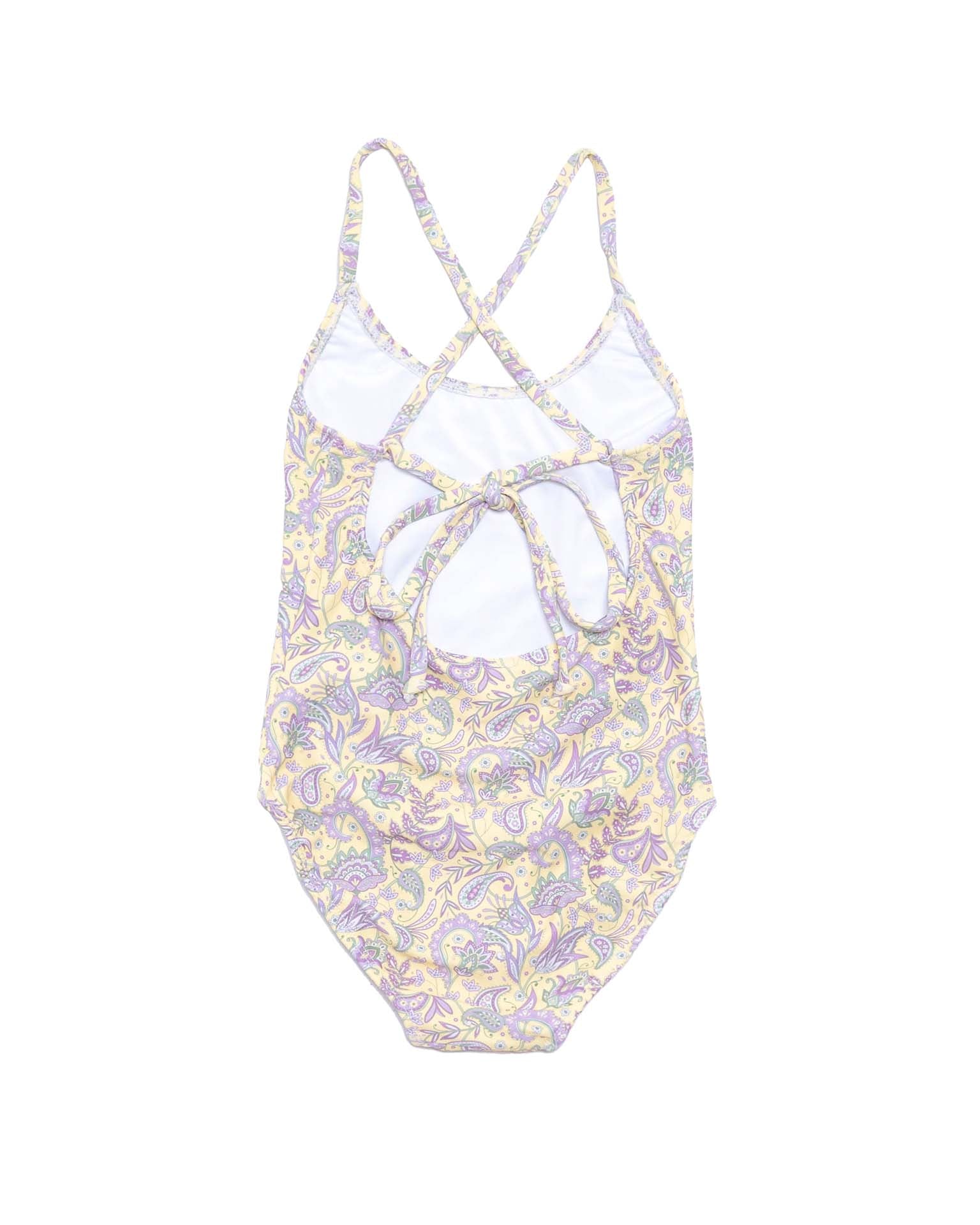 Tie Back One Piece Swimsuit