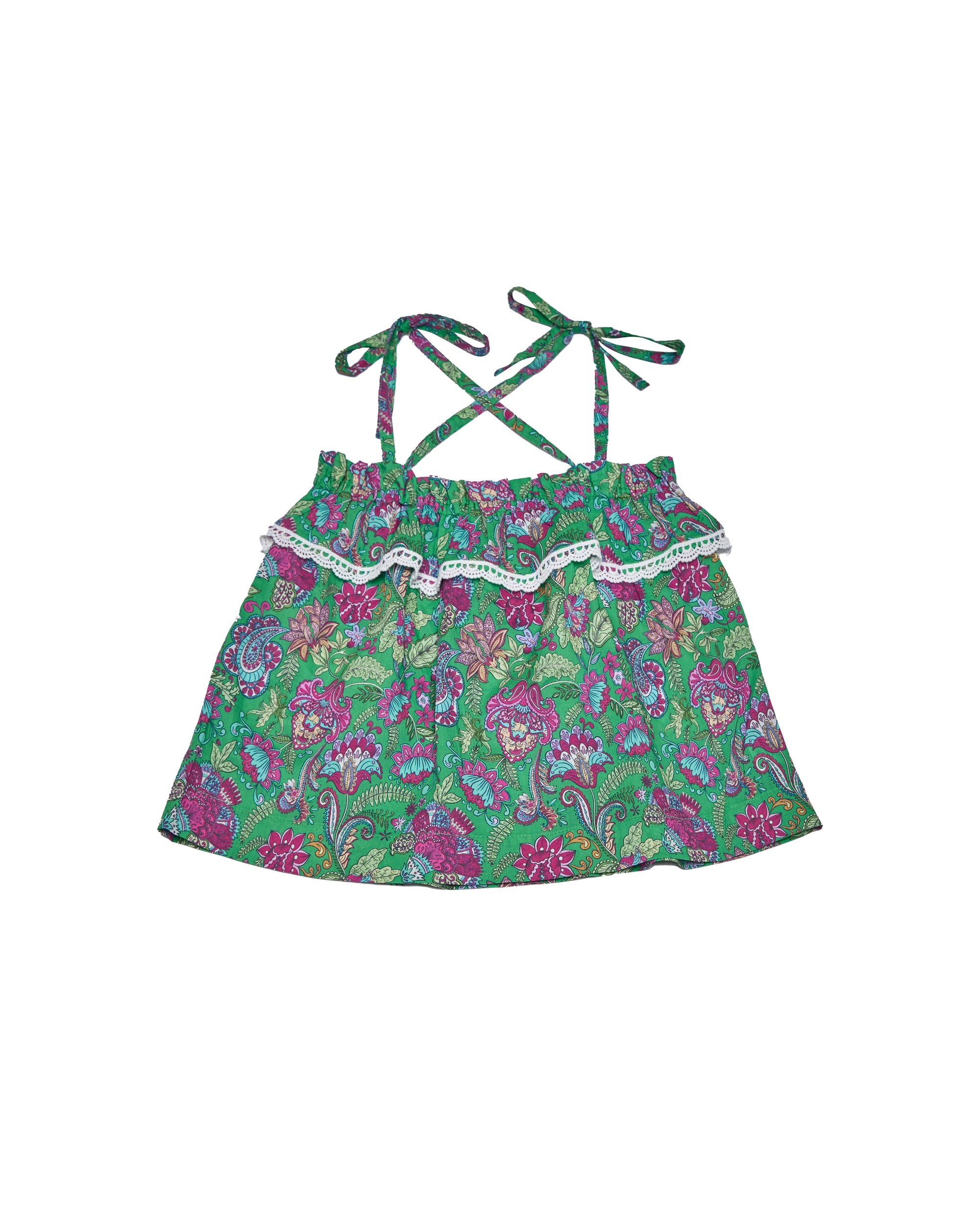 Cross Over Back Top (Leaf)