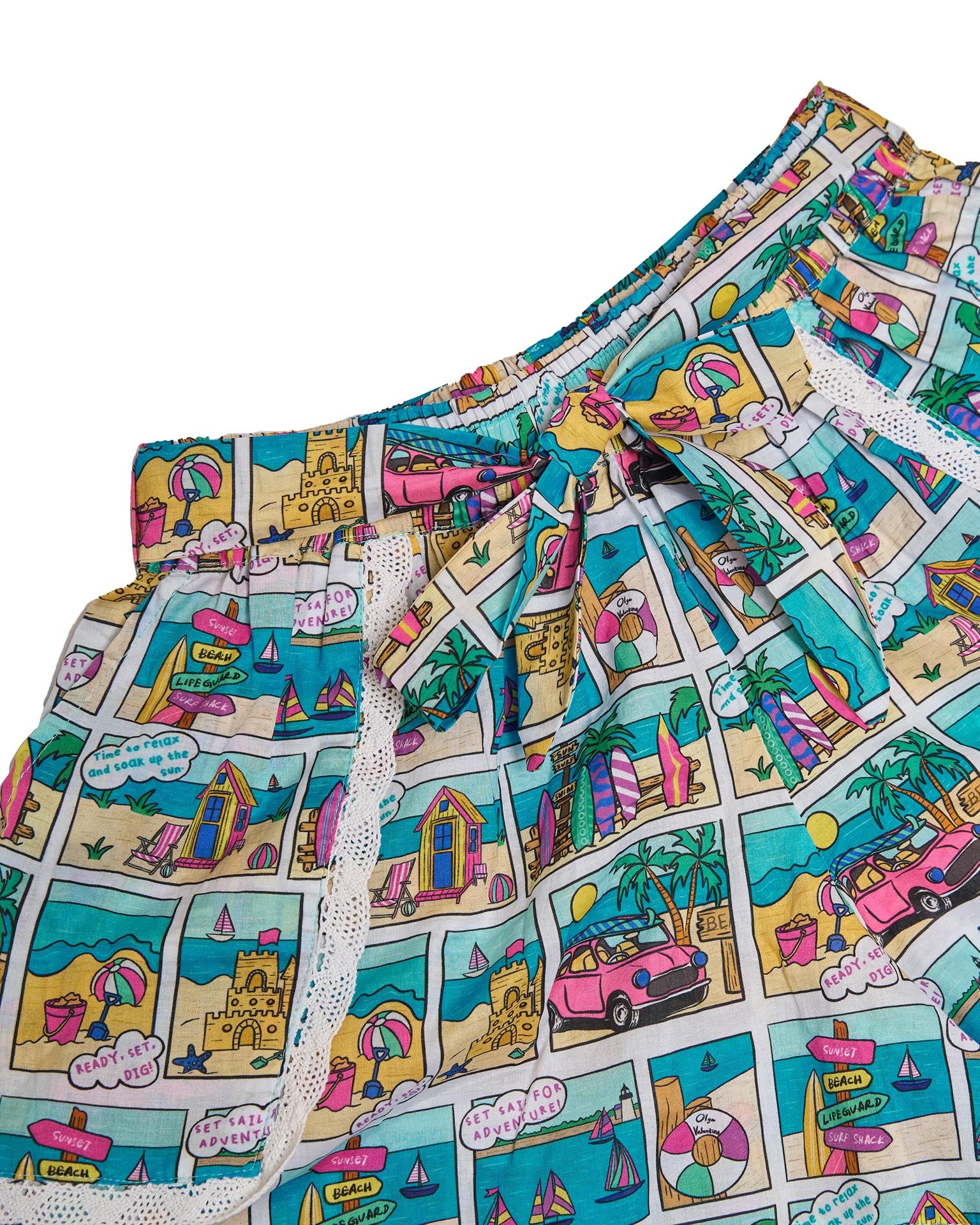 Cotton Shorts with Pocket