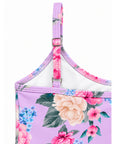 Girls Cami Tankini – Violetta - Olga Valentine girls swimwear - close up