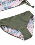 Girls Long Sleeve 2 Piece Swim Set – Wild Palms - Olga Valentine girls swimwear (image 7 of 8)