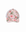 A pink trucker-style cap with a floral cherry blossom print on the front panel and brim, featuring a white mesh back.