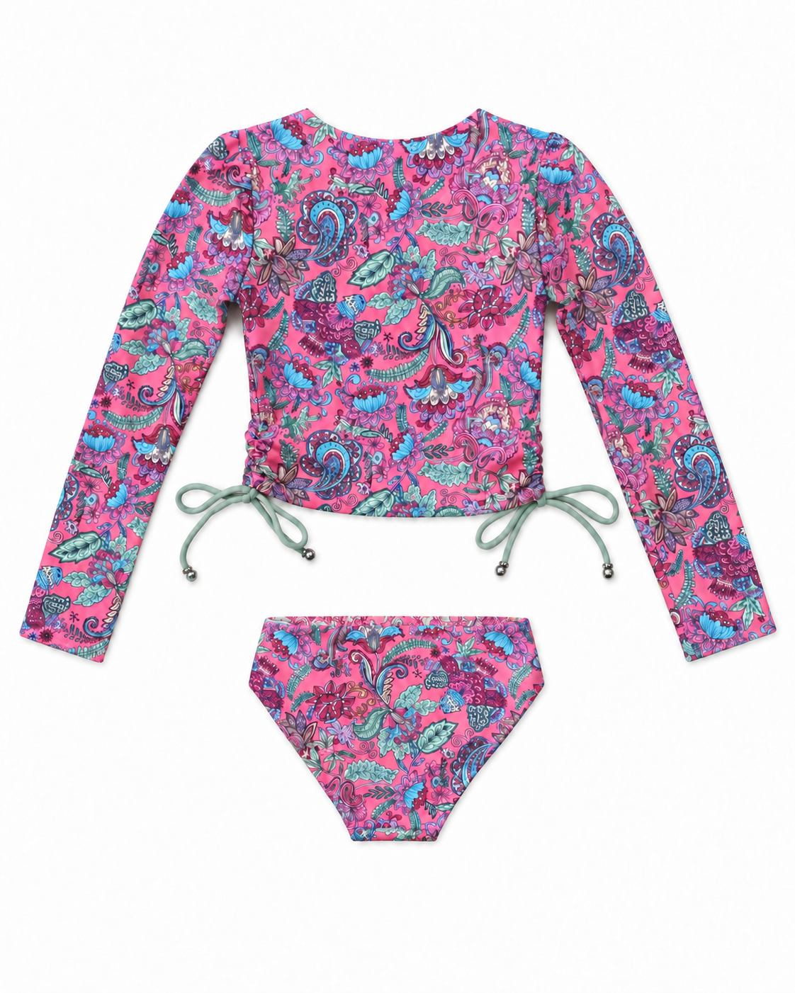 Long Sleeve Bikini Set with Reversible Bottom – Liberty